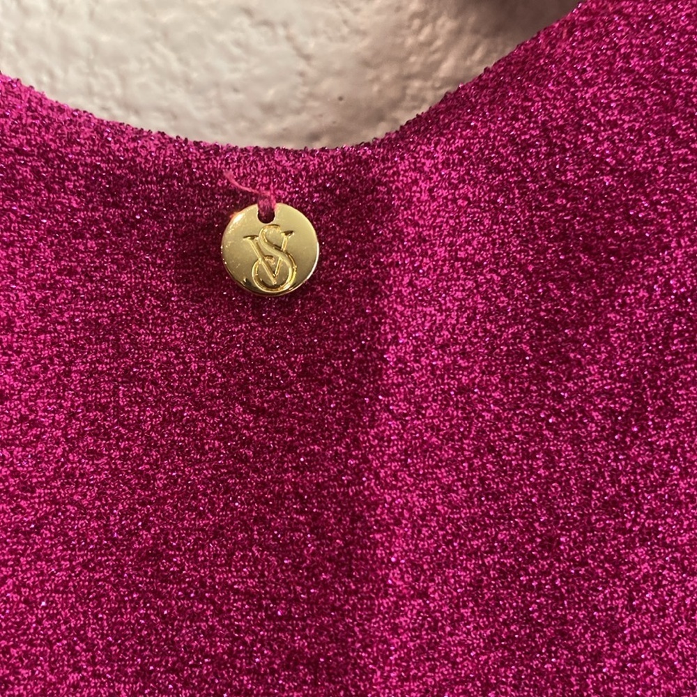 VICTORIA'S SECRET‎ SWIM Shimmer Cut-Out Bandeau One-Piece Swimsuit Size Small - Picture 8 of 13